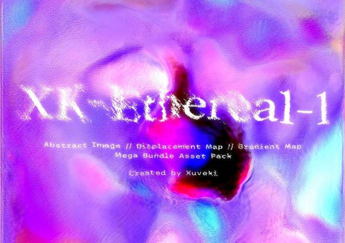 背景素材-抽象扭曲外星空灵效果纹理背景图片素材