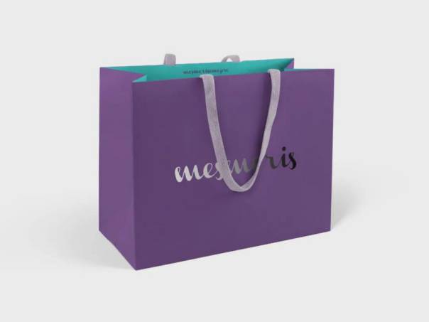 样机模板-高端礼品手提袋购物纸袋子VI智能效果贴图PSD样机