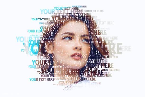 样机模板-文字泡泡拼接照片效果PS样机模板