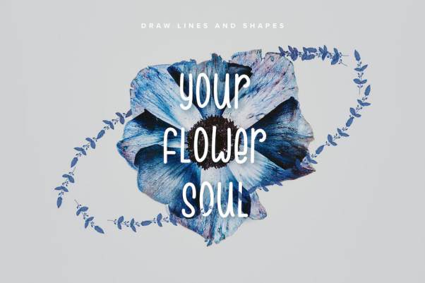 Procreate笔刷-花朵花型图案笔刷素材下载