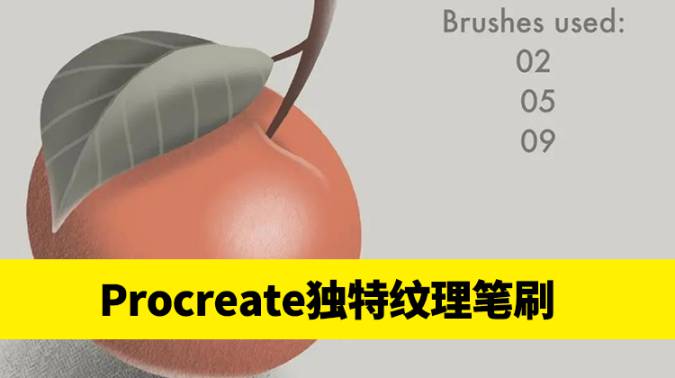 Procreate资源-10款适合大部分场景的procreate神仙纹理画笔