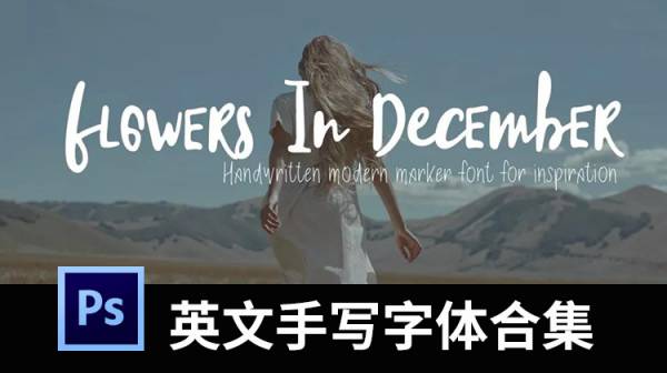 字体合集-超级炫酷的英文手写字体，让你轻松设计出优秀的作品