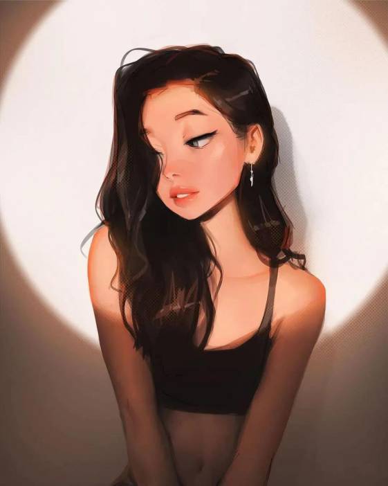 绘画资源-高质量女生可以有多美？是时候换微信头像了