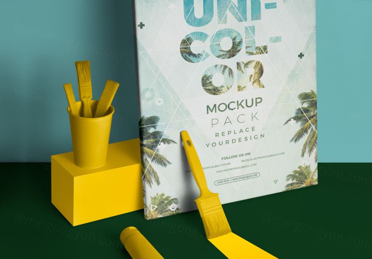 海报展示样机贴图模型Poster Presentation Mockups