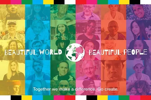 “爱与和平”主题Logo模板+插画标志素材Peace-and