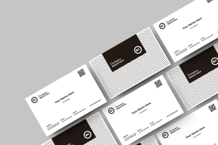 多用途的商务商业质感名片设计模板 srtp-business-card-04