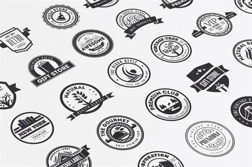 40组复古风格徽章商标模版素材 Vintage Logos  Badges V12