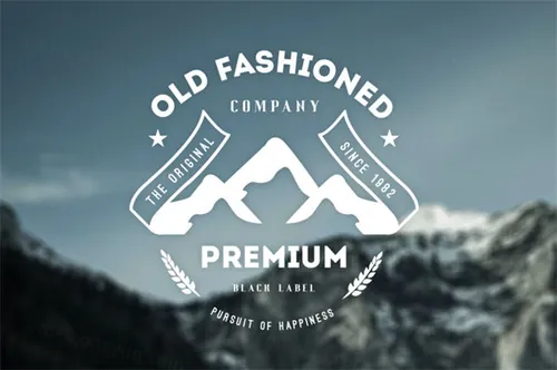 15组复古风格徽章图标素材 Vintage Logos  Badges