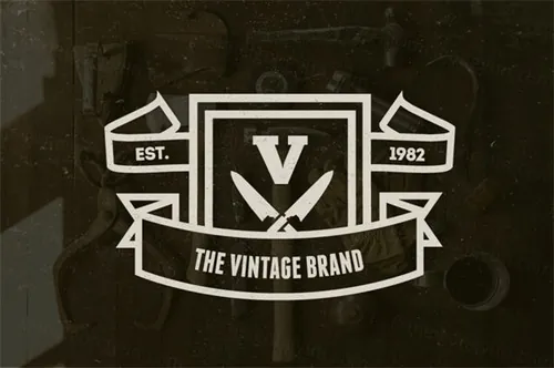 20组复古风格徽章图标素材 Vintage Logos  Badges
