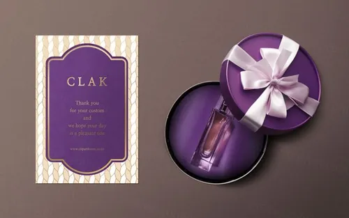 精美的香水礼品包装VIP套件场景样机