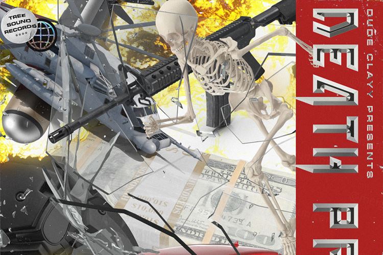 复古潮流死亡金属文化元素贴纸做旧纹理素材 Dude Clay