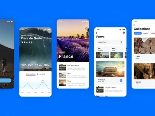 蓝色app设计系统Fervs Design System