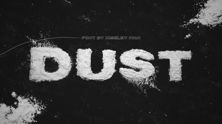 高质量白色粉末堆积字母数字超高清分层PSD免扣素材 IVAN