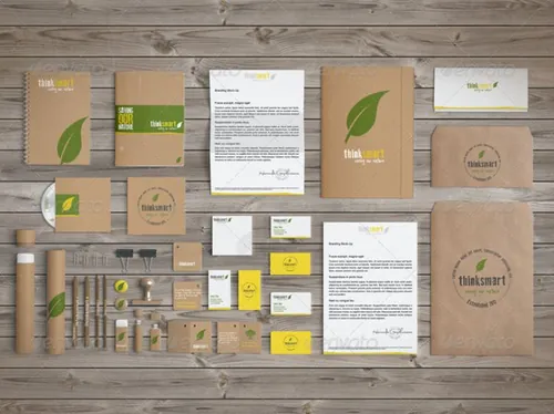 绿色环保行业Branding / Identity Mock-Up – Recycled Version