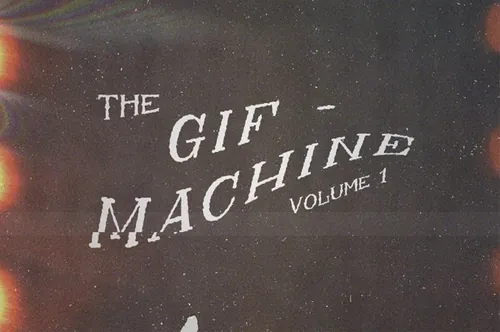 复古信号错乱丢失动态GIF动效PSD模板素材 The GIF