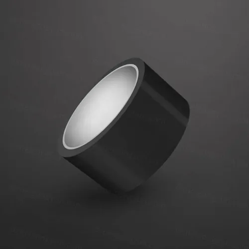 黑色高品质胶布胶带包装设计VI样机展示模型