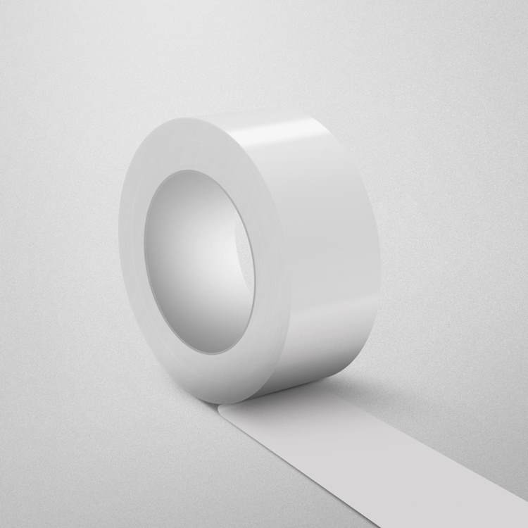 白色时尚高端少见稀有的高品质胶布胶带包装设计VI样机展示模型