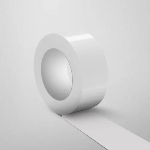 白色时尚高端少见稀有的高品质胶布胶带包装设计VI样机展示模型