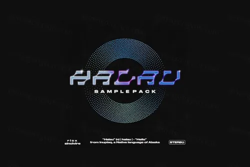 潮流音乐封面设计纹理贴纸装饰素材免费分享 Ricx - Ha