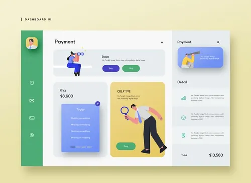 最新流行配色布局Web网页后台管理模板 Dashboard