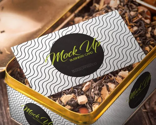 Tea Packaging  PSD Mockup 茶叶包装贴图
