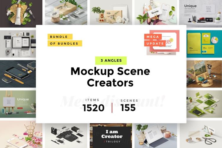 40G-高端DIY模拟场景样机三部曲超大资源包 I am Creator / Trilogy