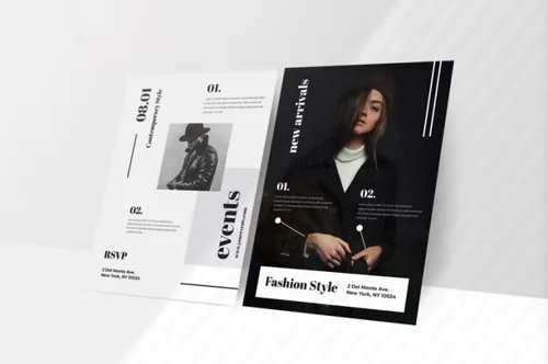 简约时尚的促销活动传单模板 Minimal Flyer Promotion