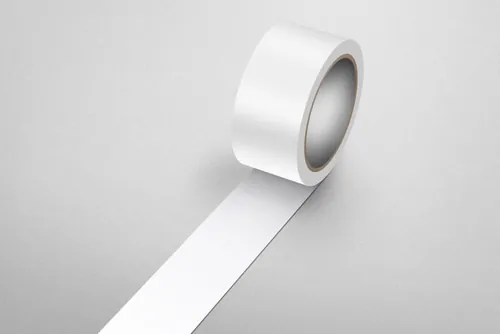 白色封箱胶带机样设计模板