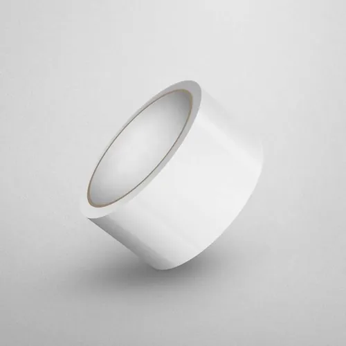 全新的白色高品质胶布胶带包装设计VI样机展示模型