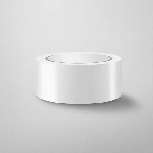 白色时尚高端少见稀有的高品质胶布胶带包装设计VI样机展示模型