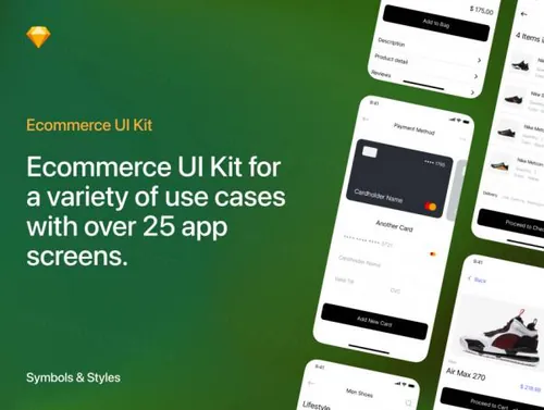 现代电子商务移动APP界面素材 Ecommerce UI Kit