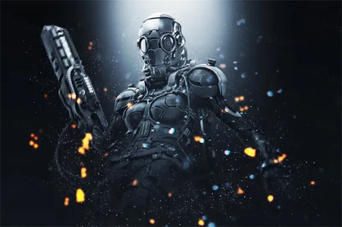 战场英雄大片游戏特效PS插件素材 Mythic Photoshop A