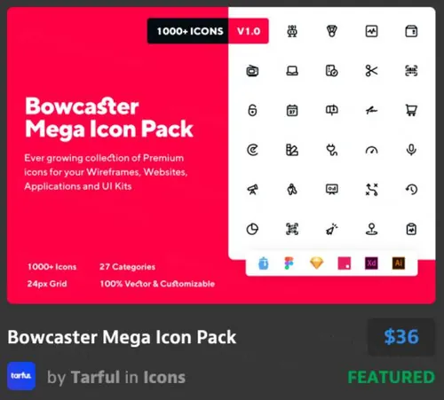弓箭手大图标包Bowcaster Mega Icon Pack