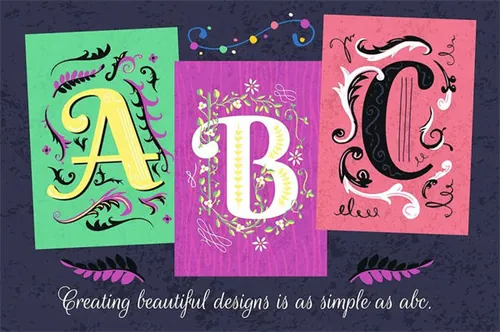 童话艺术与设计元素 Fairy-Tale-Frames-and-Illustrations