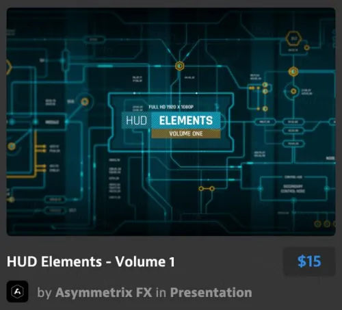 科技感平视显示器元件HUD Elements - Volume 1
