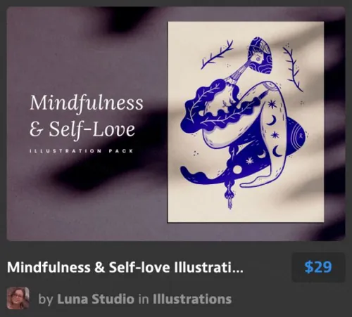 蓝色研究主题矢量概念插画Illustrations Drawings