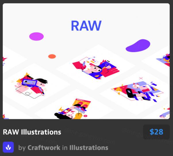 云计算主题矢量概念插画 RAW Illustrations