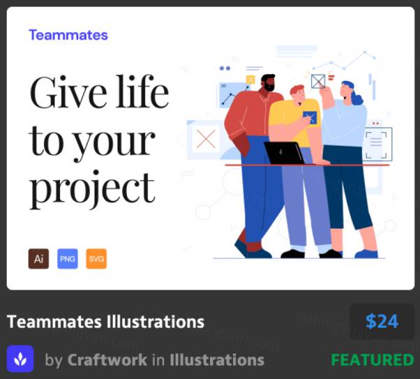 无线连接技术主题矢量概念插画Teammates Illustrations