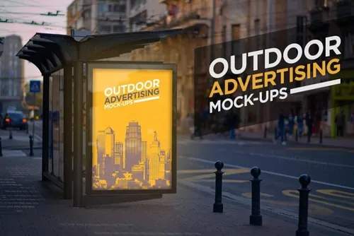 户外广告灯箱广告样机模板合集 Outdoor Advertising Mock-Up / V.2