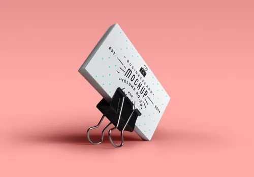 名片模型贴图样机Business-Card-Mock-Up
