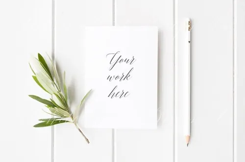 简约时尚卡片样机模板 Styled-stock-photo-Greeting-card