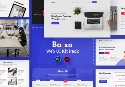 全套Web UI 工具包 Baixo Web UI Kit