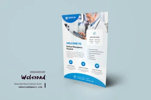 医院医药高科技行业海报宣传单 medical-flyer