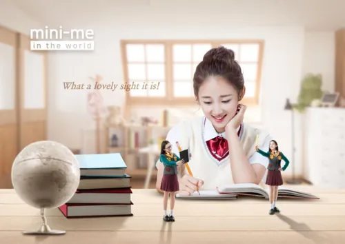 写作业的学生同学微观世界创意海报