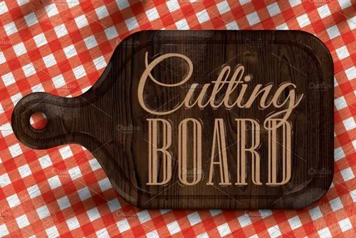 菜板切肉板创意素材 Poster cutting board