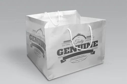 购物袋贴图样机PSD模板Shopping Bags Mock-Up