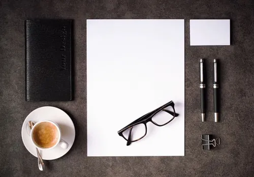 办公用品展示样机 Collection Mock Up