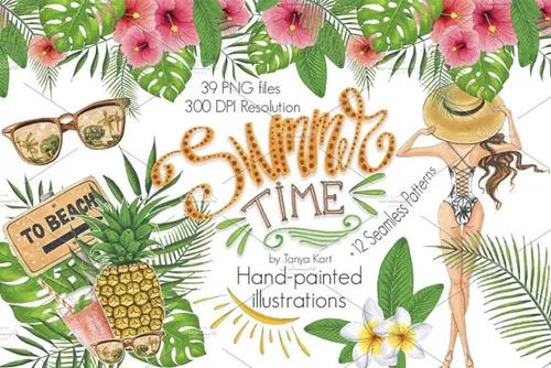 夏天时光插图合集 Summer Time Collectio