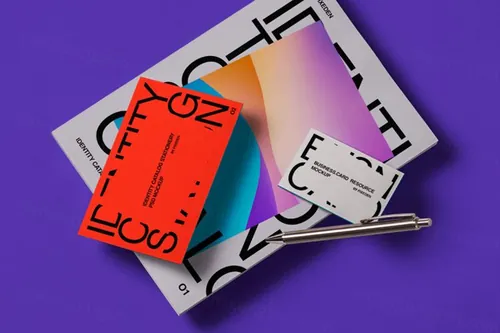 高质量名片场景企业品牌VI设计贴图样机模板 Identity