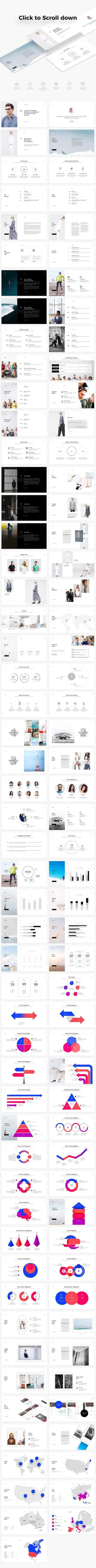 非常强大的高端时尚幻灯片CROWN Keynote Template